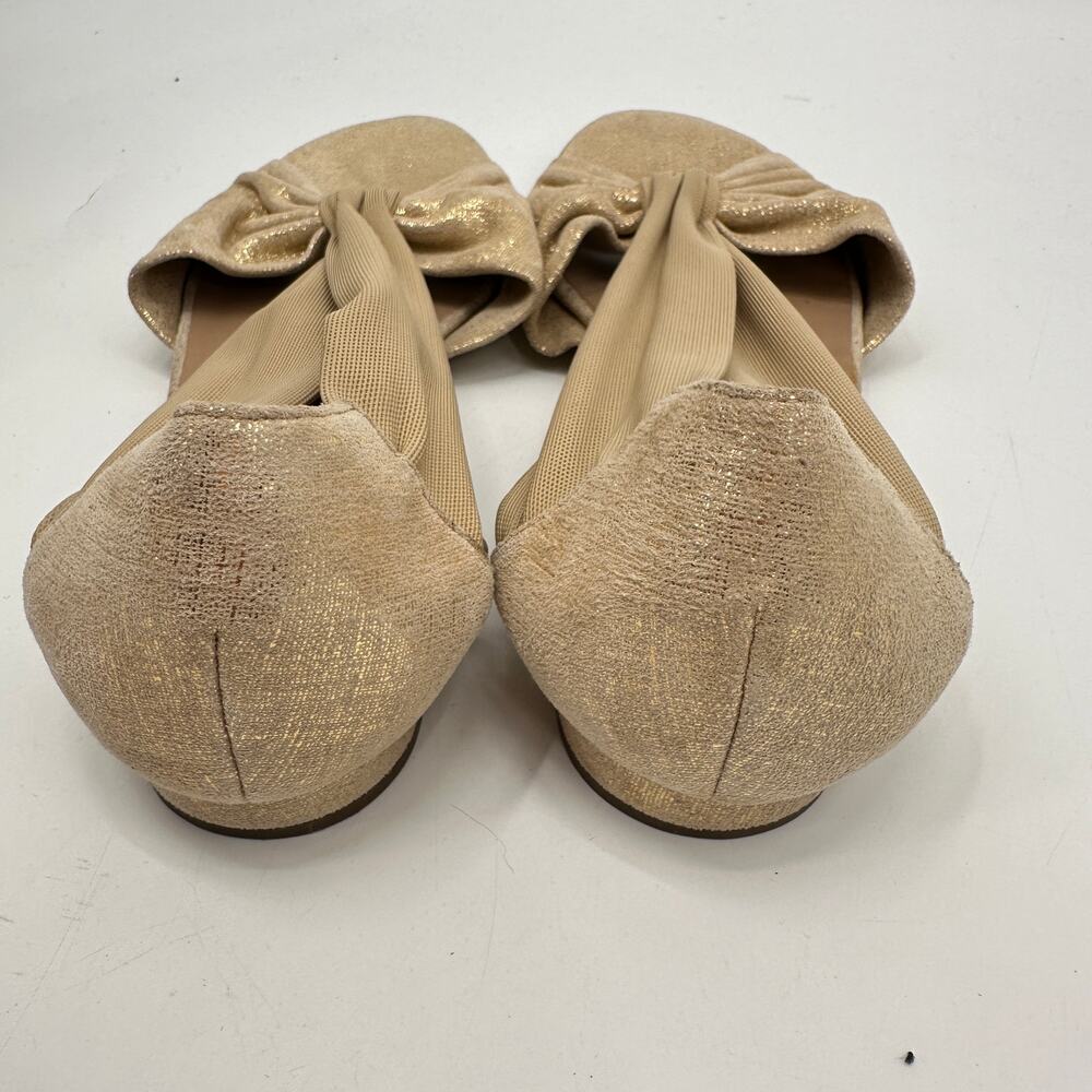 DONALD PLINER Gold Flat Sandals // 6 - Picture 4 of 8
